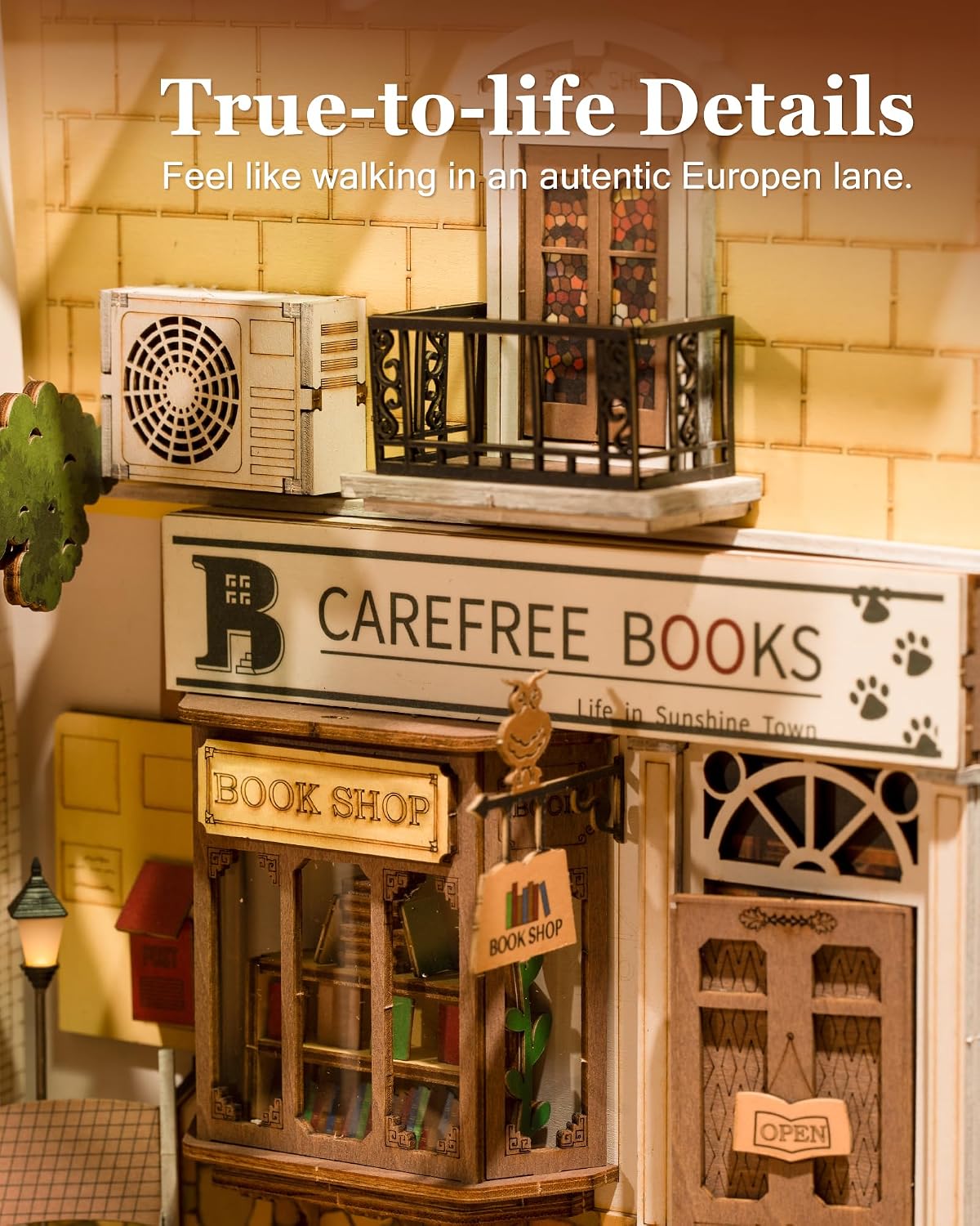 Detalle 2 de Rolife Book Nook kit fai-da-te