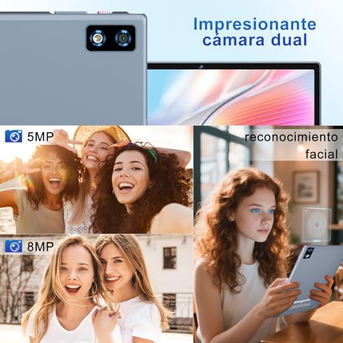 Thumbnail 6 de BIEGEDY B25 Tablet Android 15 con Gemini AI – 10'', 30 GB RAM, 128 GB ROM, 5G WiFi 6, Keyboard y Ratón