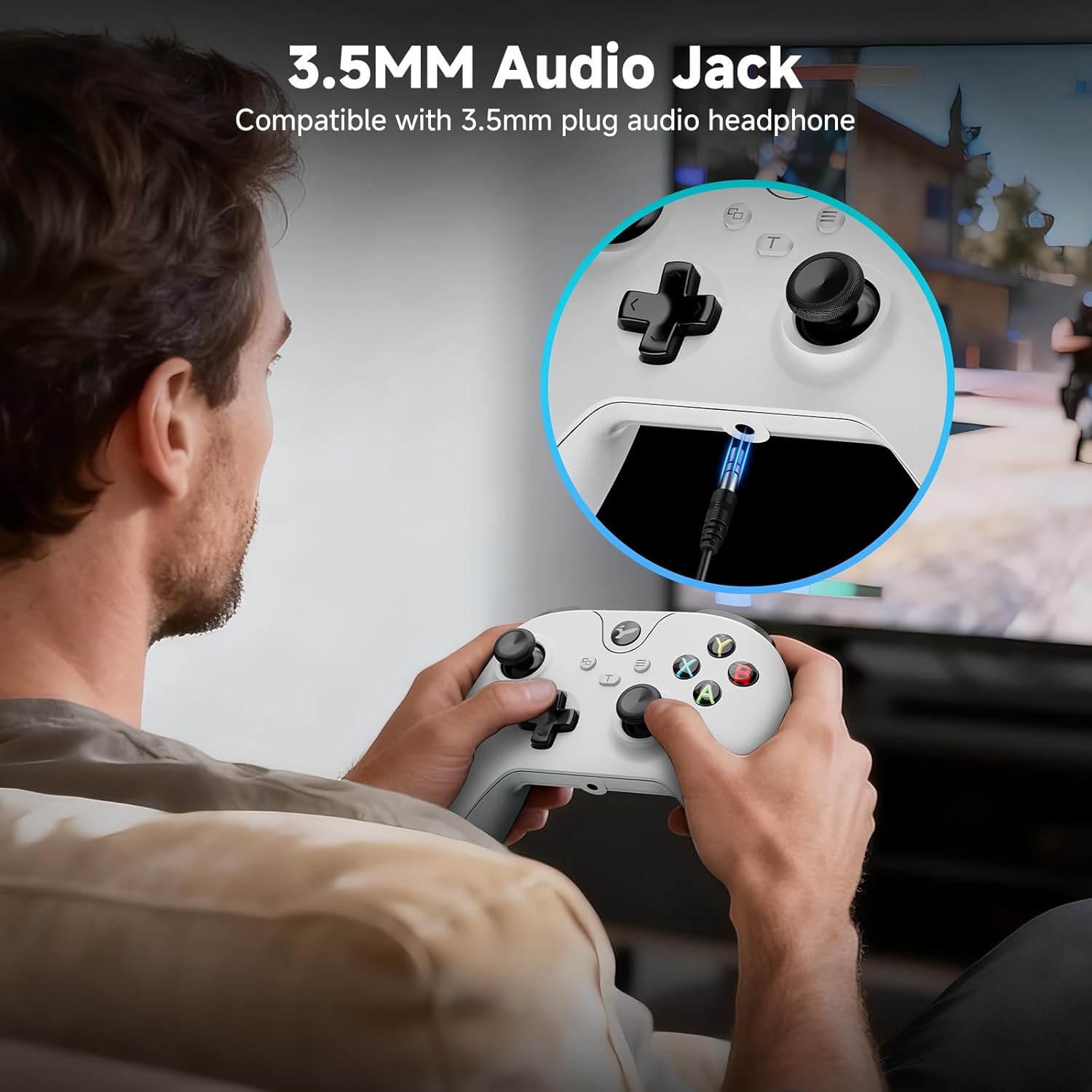 Thumbnail 6 de YCCTEAM Wired Controller for Xbox One – Reliable wired gamepad with 3.5mm jack