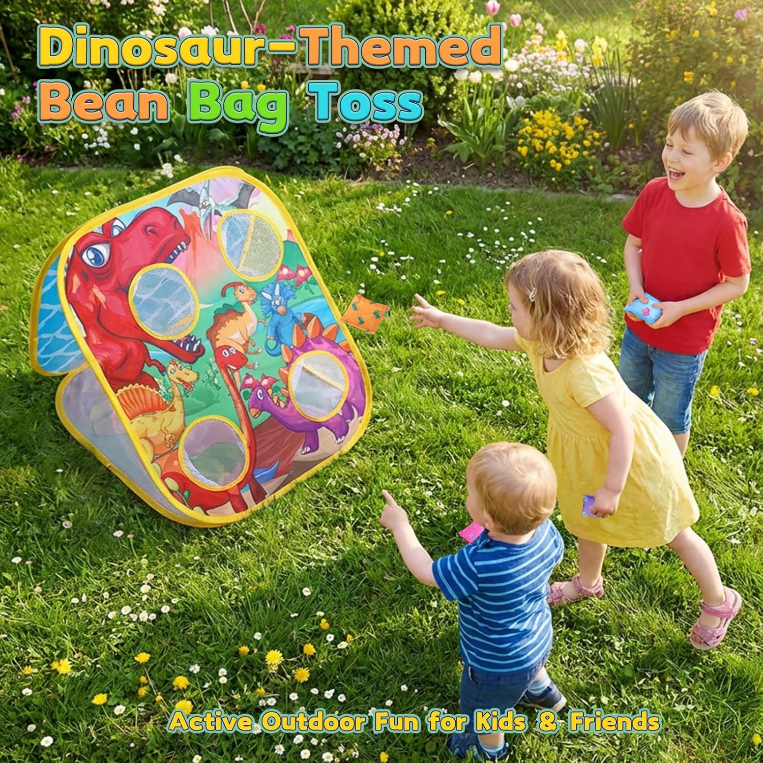 Thumbnail 4 de Bean Bag Toss Game for Kids — Cornhole Board