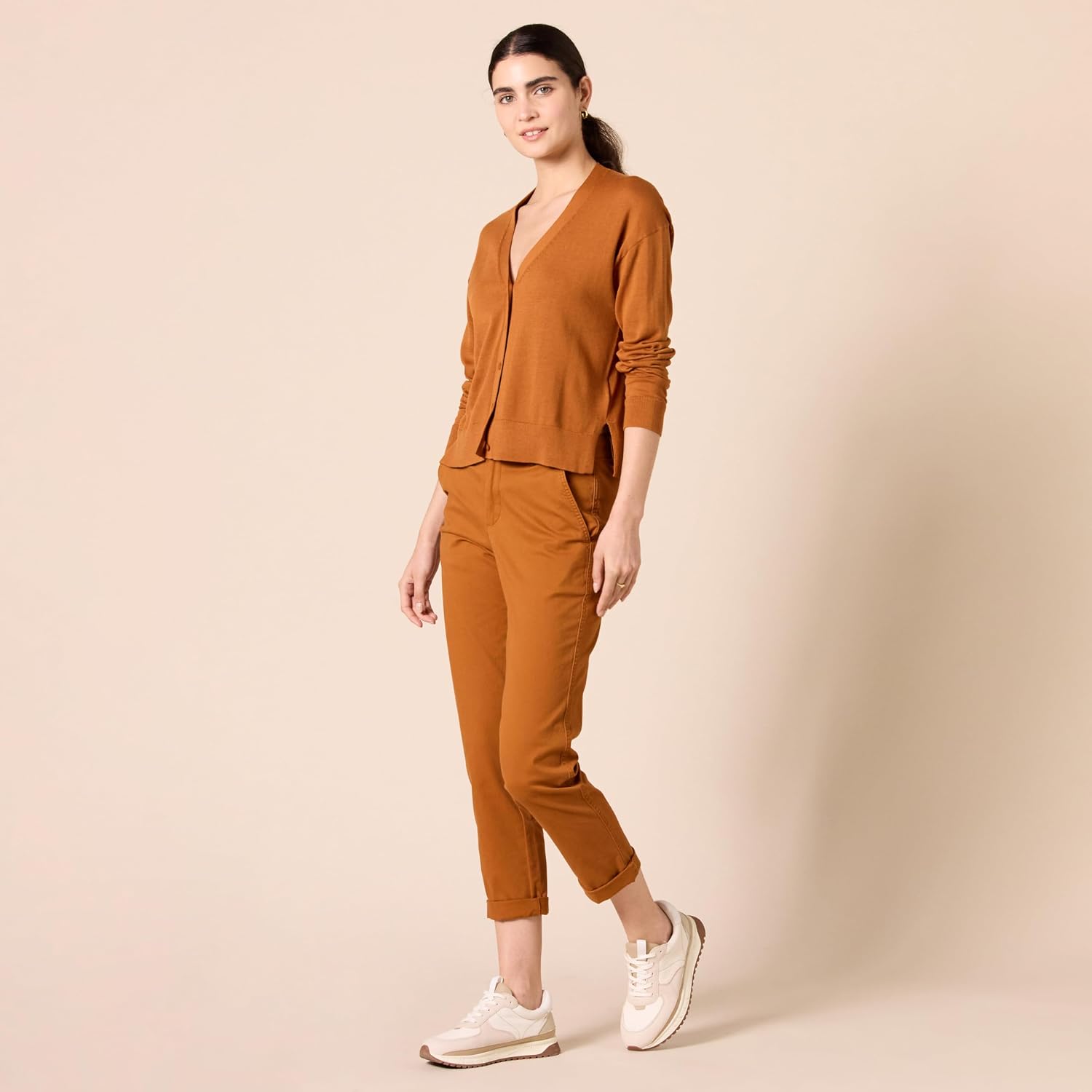 Thumbnail 4 de Amazon Essentials Womens V-Neck Cropped Cardigan