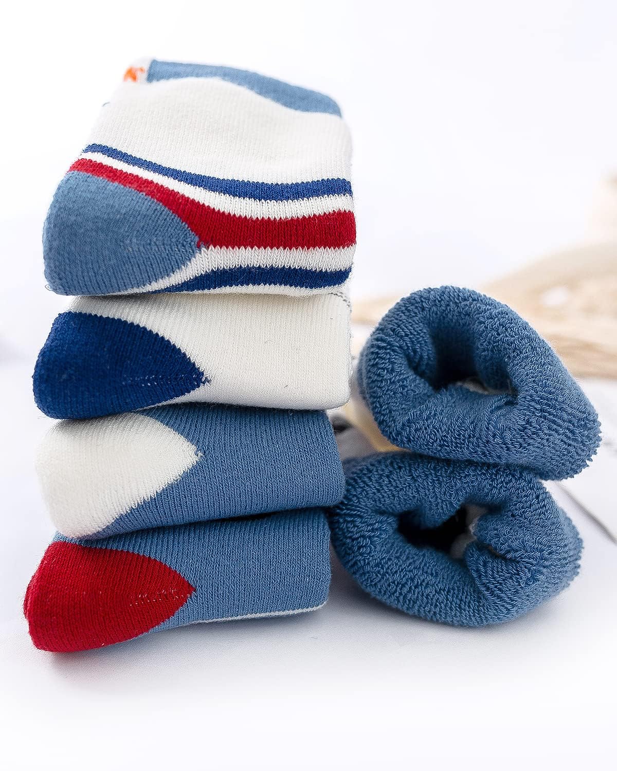 Detalle 2 de Chaussettes chaudes coton Adorel lot de 5