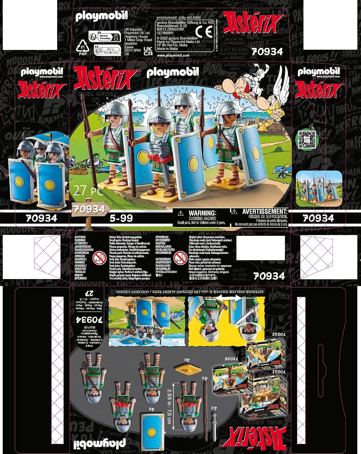 Thumbnail 6 de PLAYMOBIL Asterix 70934 Römertrupp – 4 Römer-Figuren im 27-teiligen Set