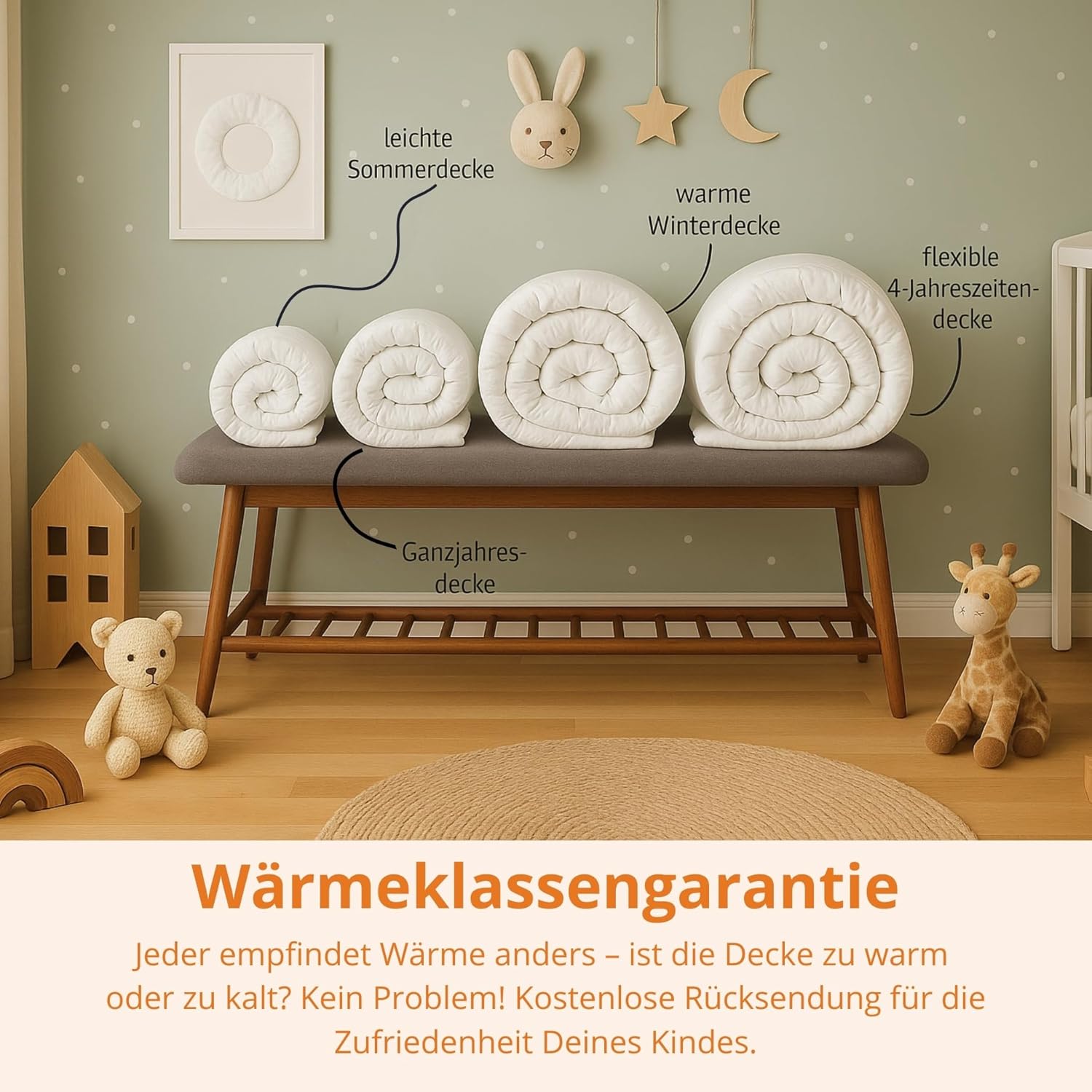 Thumbnail 5 de sleepling 194477 Babybetten-Set 100×135 cm