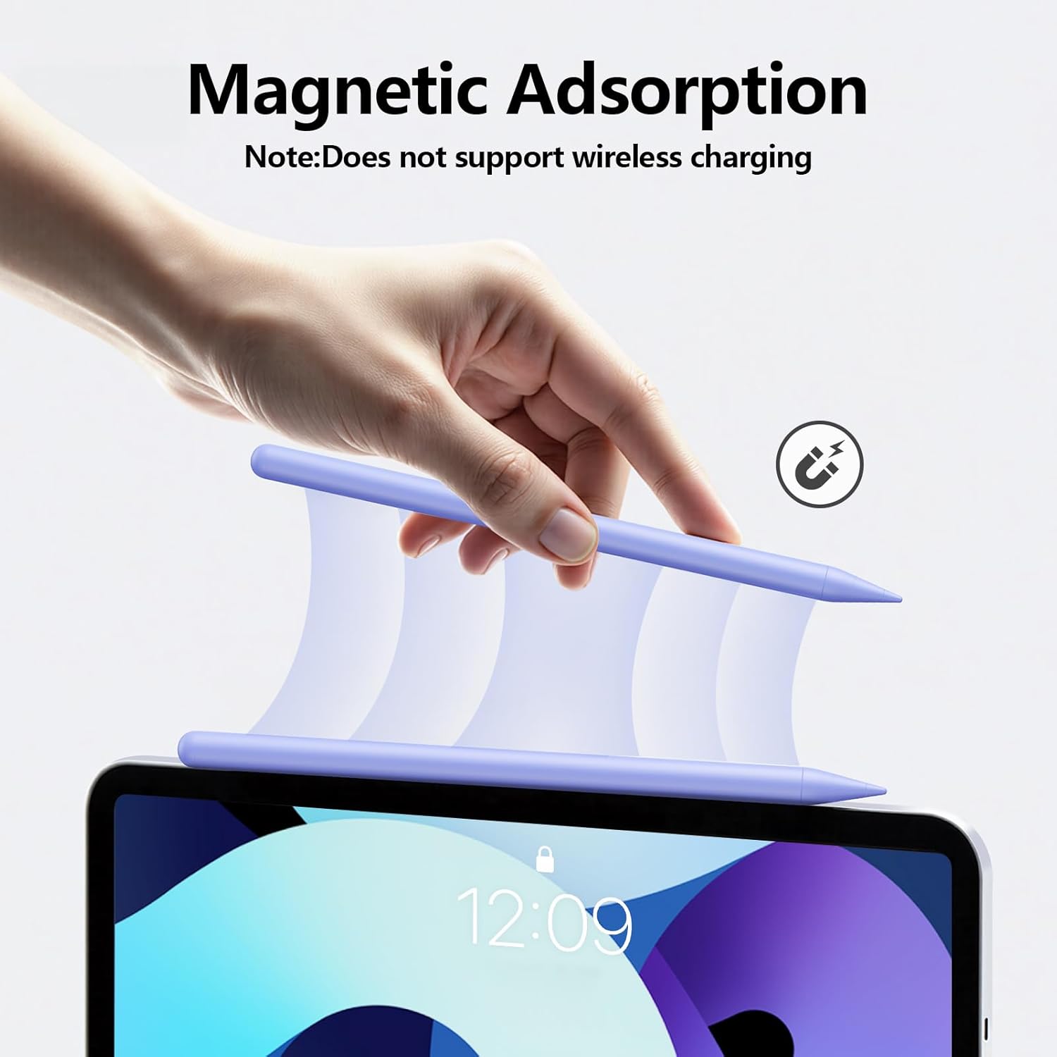 Thumbnail 3 de Stylus Pen for iPad (6th–11th Gen): 2x Fast Charge, 1.5mm Tip, Palm Rejection