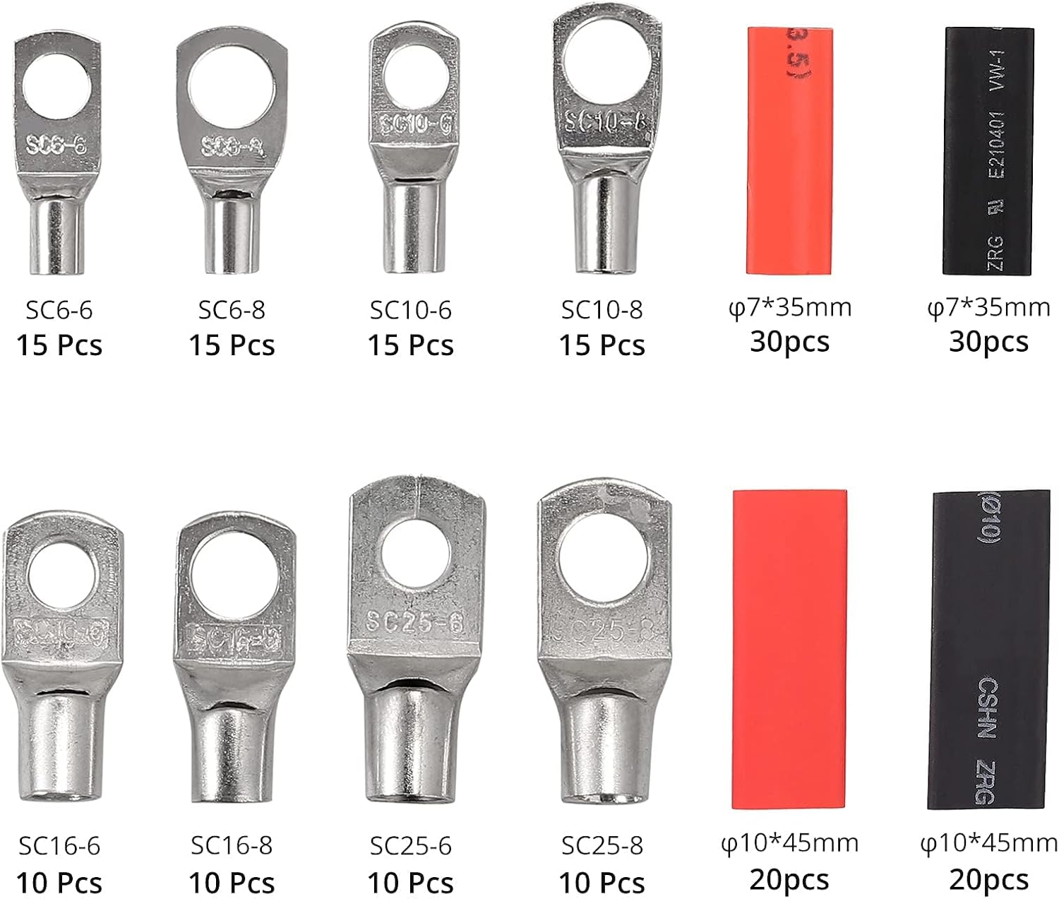 Detalle de Proster PST319PST226 Crimping Pliers, 6–50mm² Dies, Cable Cutter & Terminals