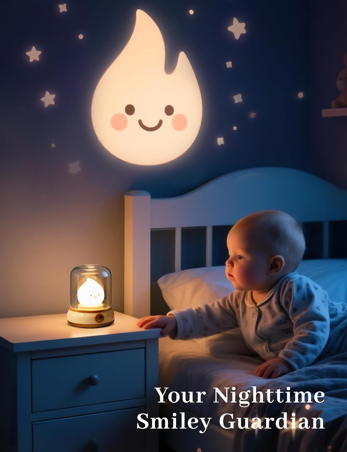Thumbnail 6 de IHALO Nachtlicht Kinder Dimmbar – Kabellose Nachttischlampe mit Timer