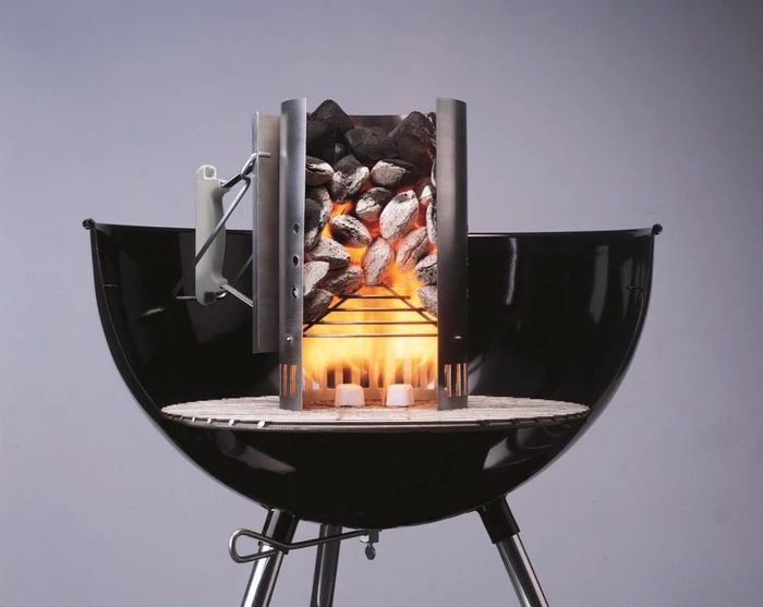 Detalle 2 de Weber Anzündkamin-Set Groß – 2 kg Briketts