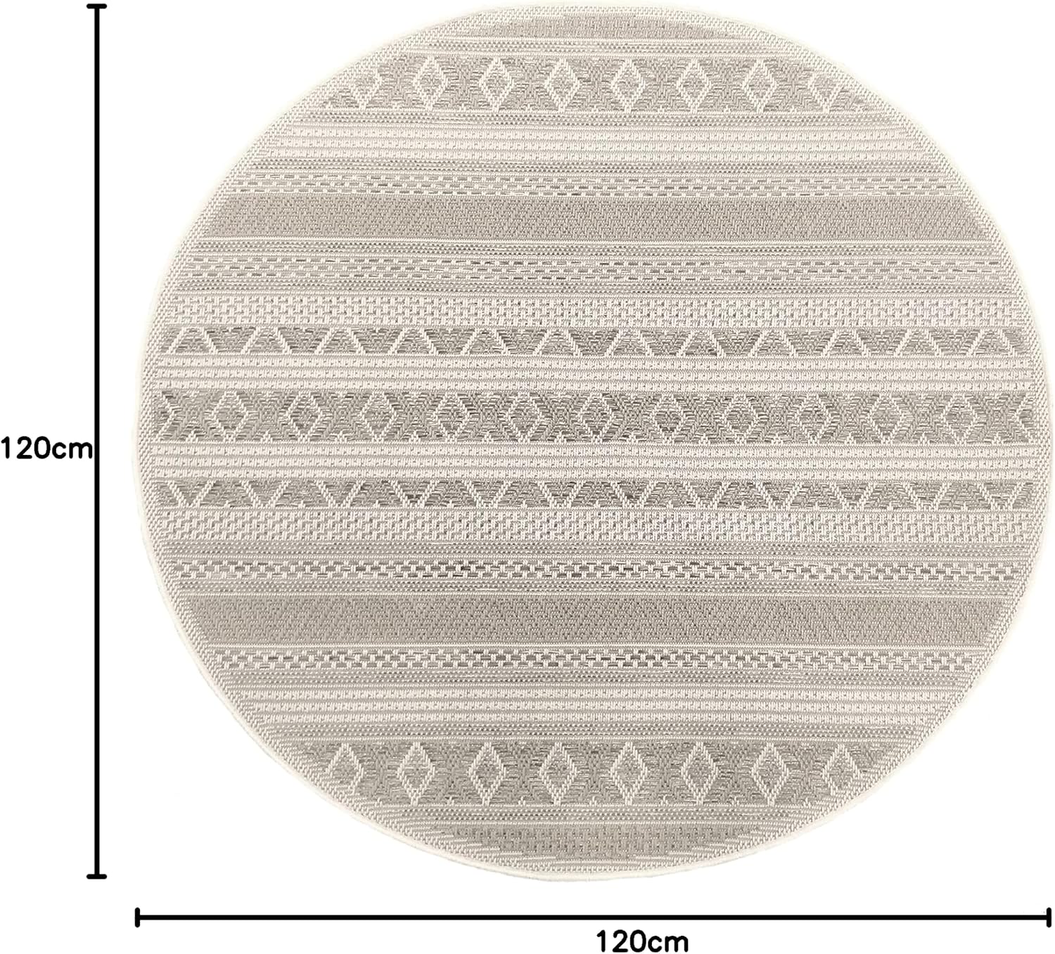 Thumbnail 2 de the carpet Calgary Alfombra beige 120 cm
