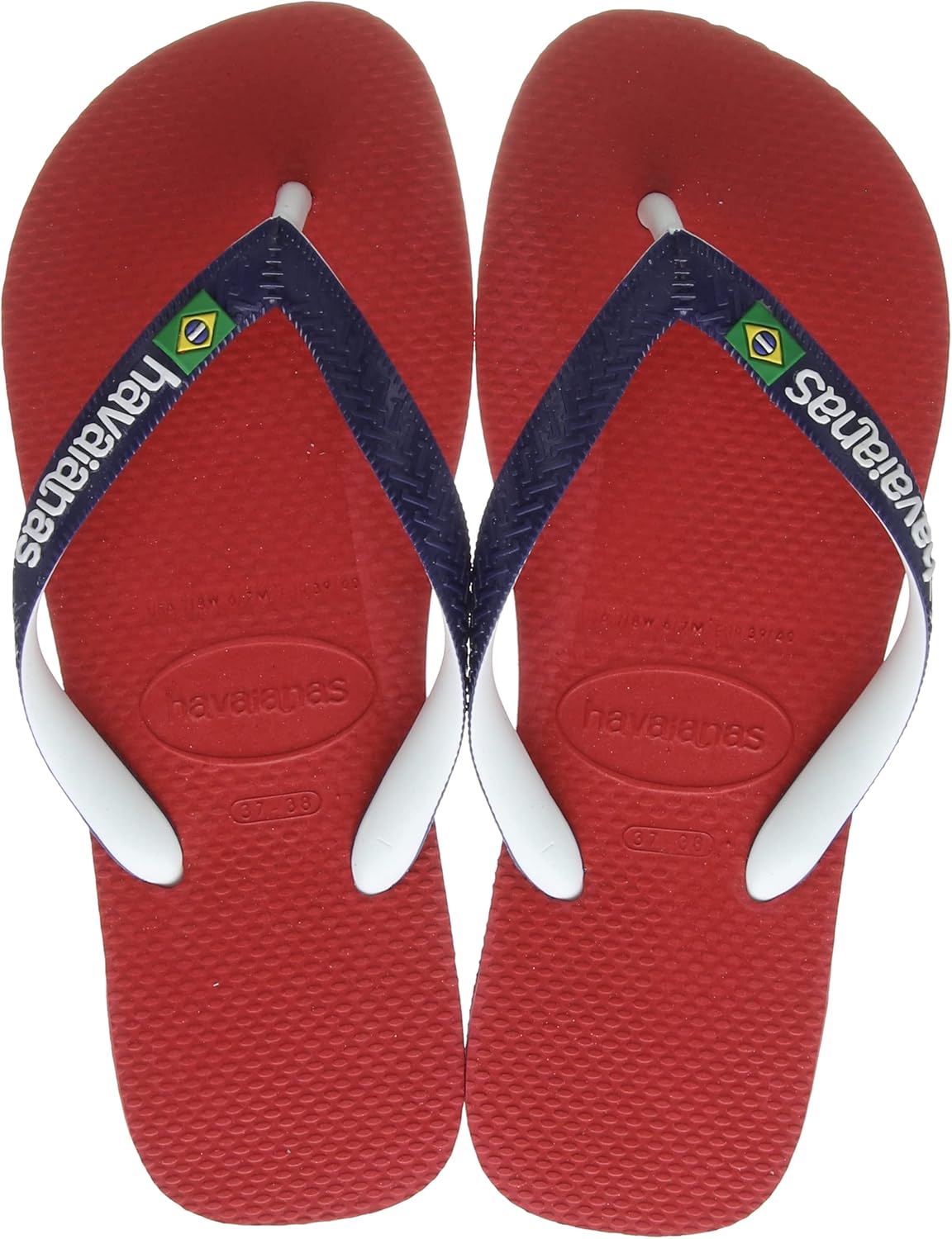 Detalle de Havaianas Brasil Mix (Mini Me) Infradito Unisex Bambini e Ragazzi – Comfort e Stile Brasiliano