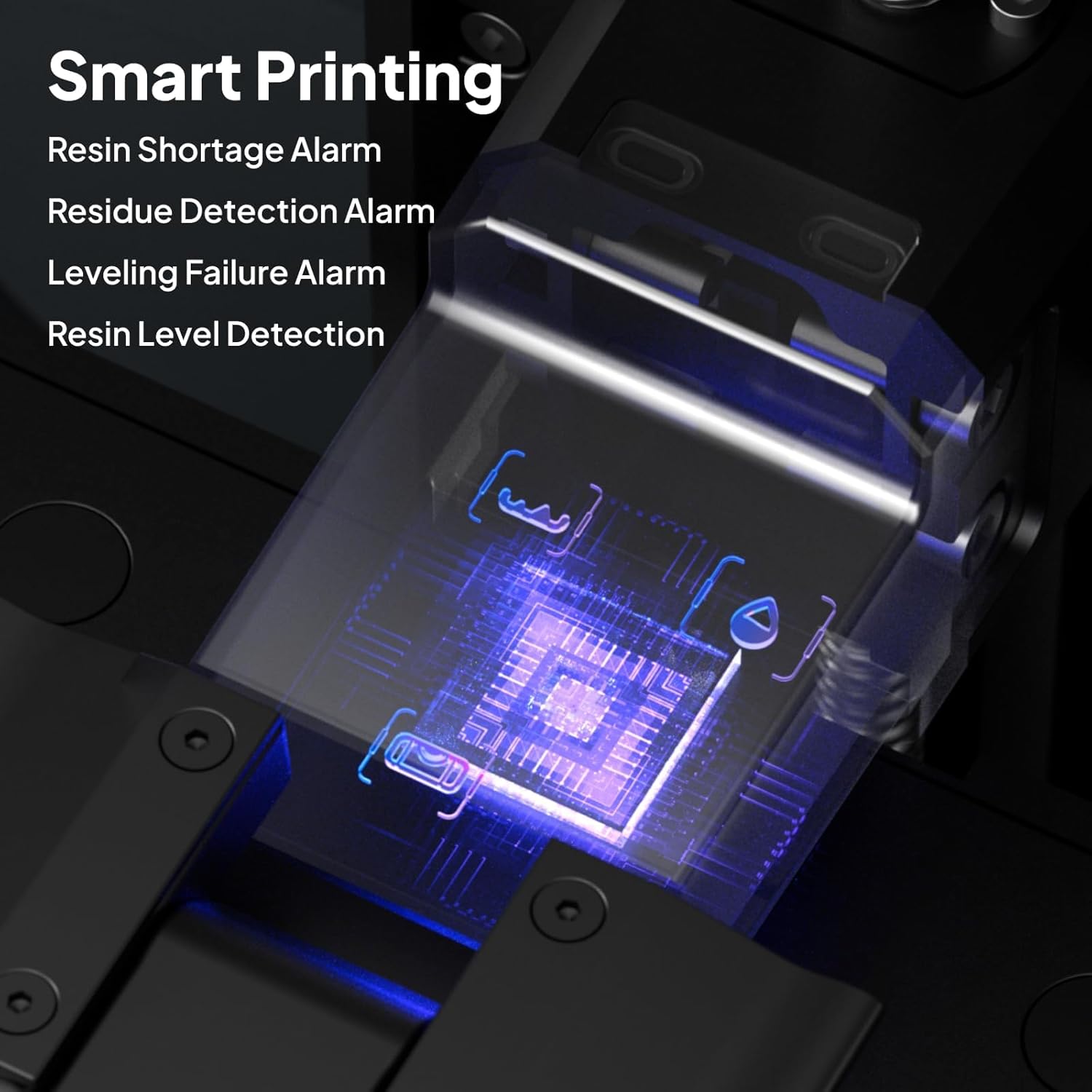 Detalle 2 de ELEGOO Saturn 4 Ultra 16K Resin 3D Printer with 10" 16K Mono LCD and Flip-up Lid