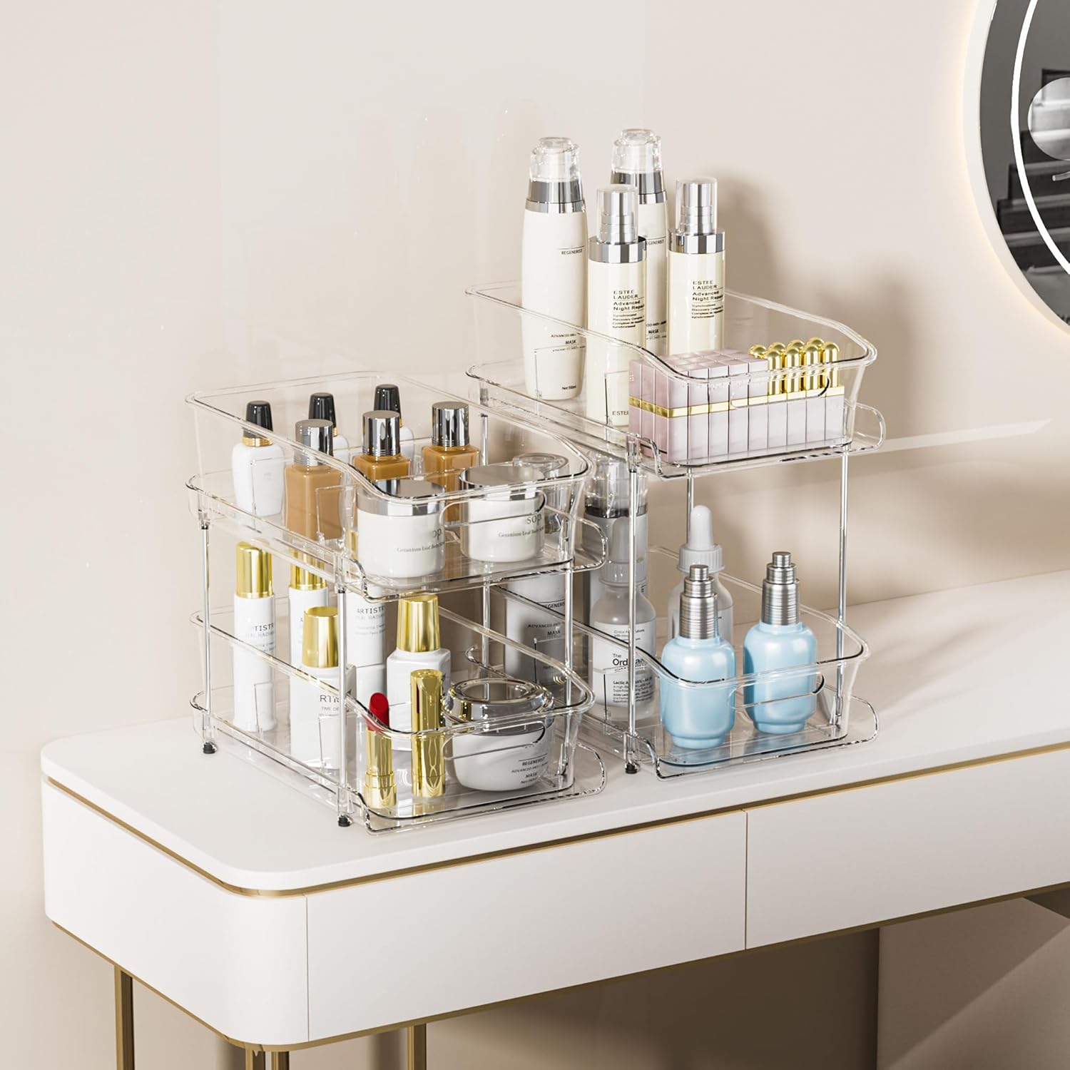 Thumbnail 4 de Delamu 2-Tier Under Sink Organizers, 2-Pack ⚙