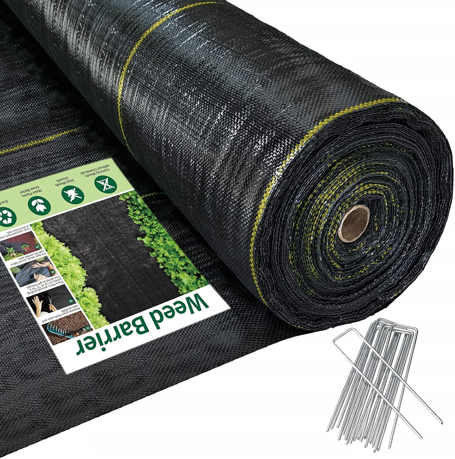Detalle de Sunocity Weed Barrier Fabric, 6 ft x 100 ft