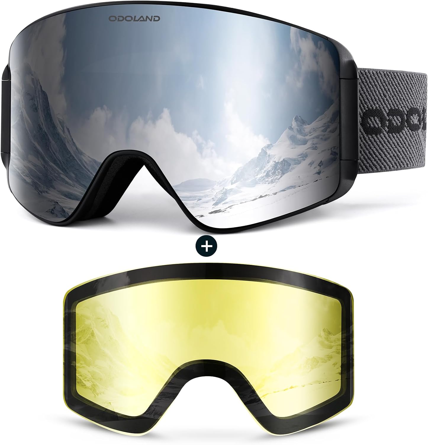 Detalle de Odoland Skibrille magnetisch đ„œ