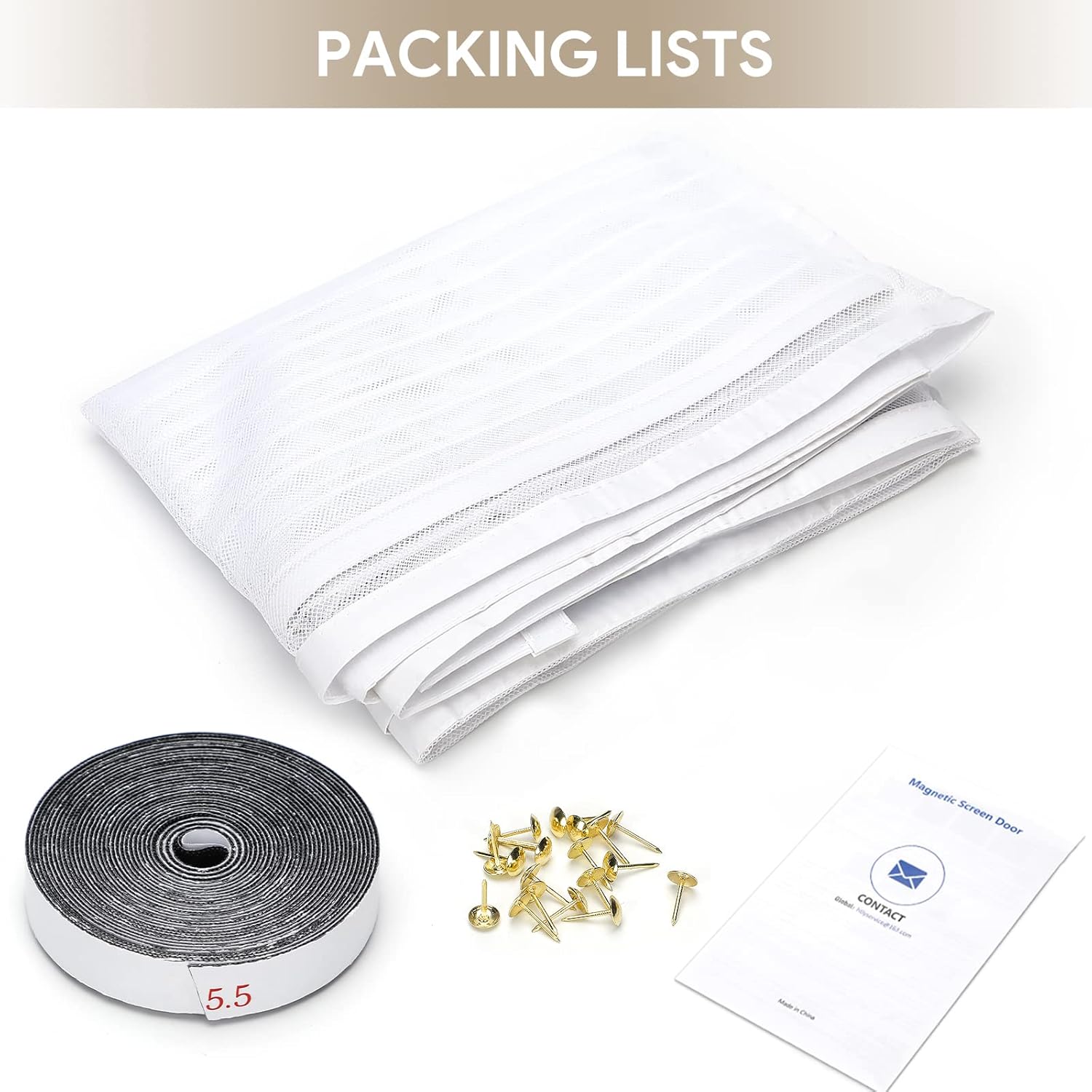 Thumbnail 5 de EGNBU Magnetic Fly Screen Door (90x210cm) – anti-mosquito magnetic fly curtain with automatic snap shut