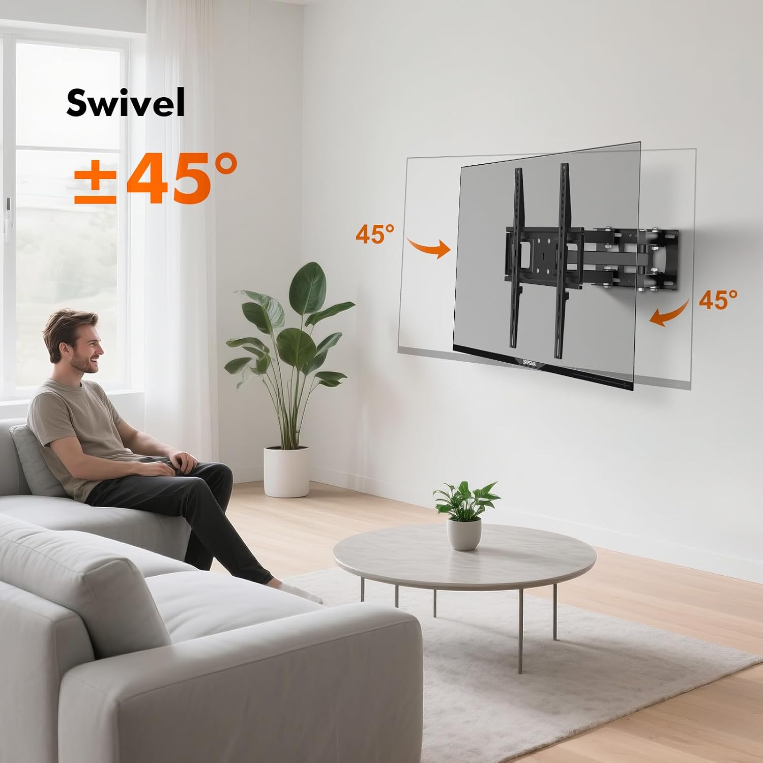 Thumbnail 4 de GRIFEMA GB1006-4 TV wall bracket 26–65 inch
