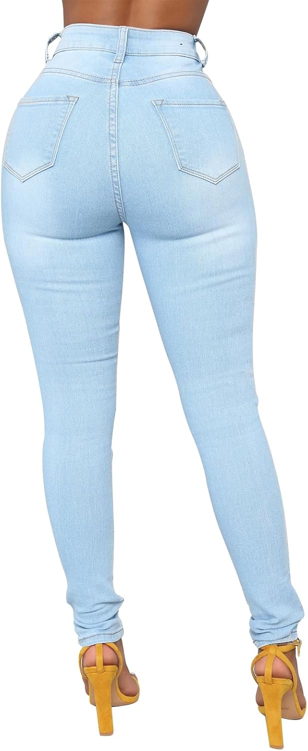 Thumbnail 4 de KUNMI Classic High Waisted Skinny Jeans
