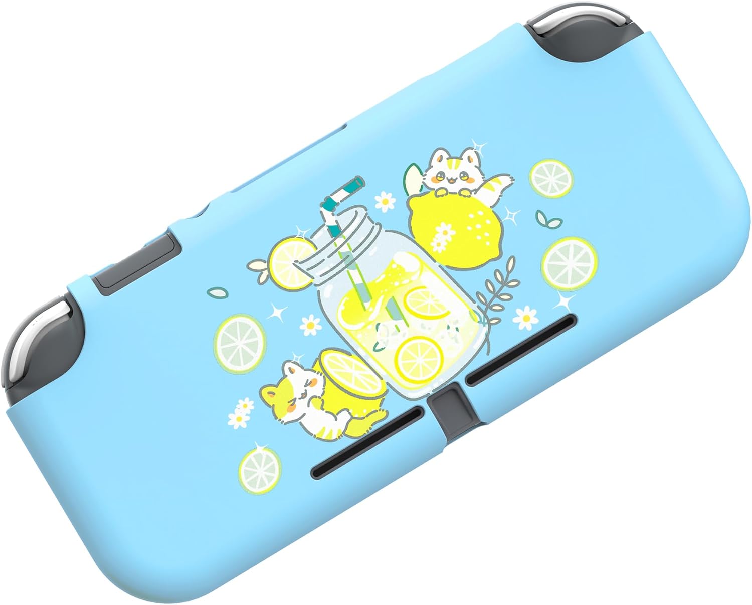 Thumbnail 4 de PlayVital Lemonade Kitty Custom Protective Case for Nintendo Switch Lite