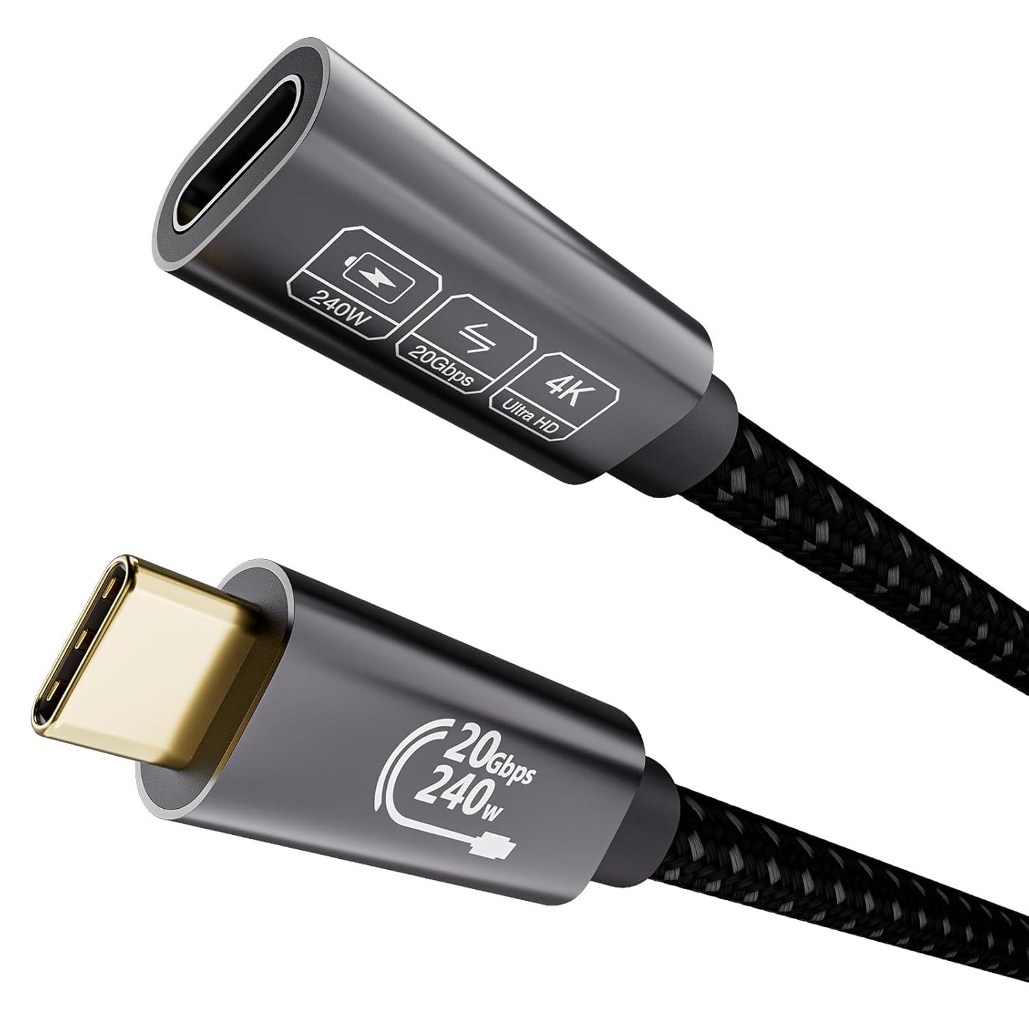 Detalle de EUDOBEL 240W USB C Verlängerung 0,5 m