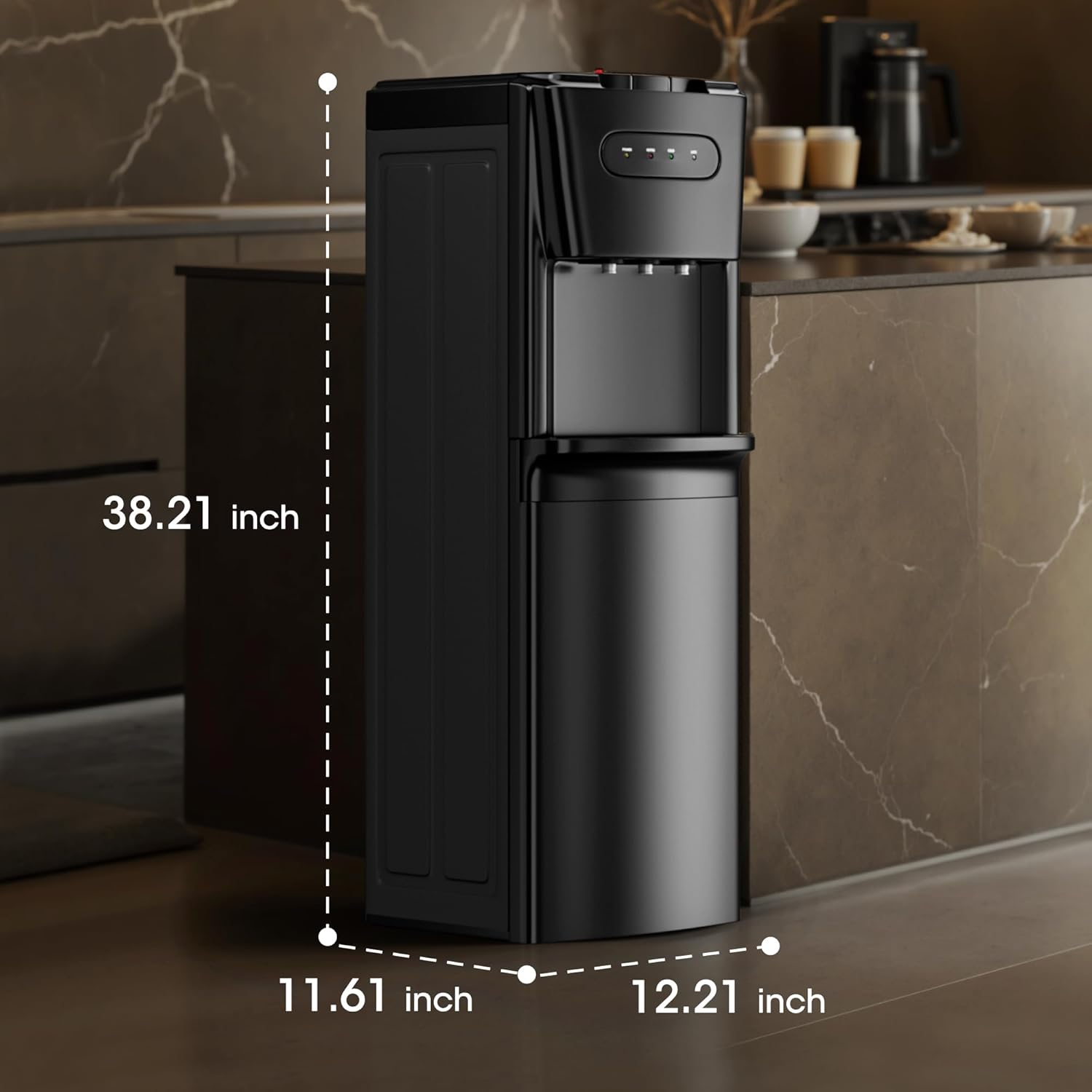 Detalle de Tehanld Bottom-Loading Water Cooler for 3- or 5-Gallon Bottles