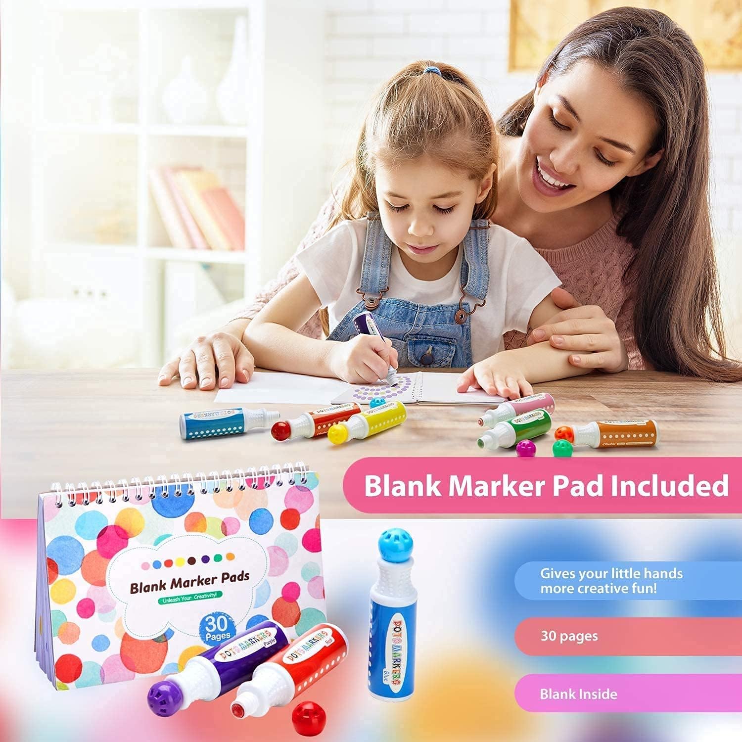 Thumbnail 1 de Ohuhu Bingo Dot Marker 8 Farben, 40 ml