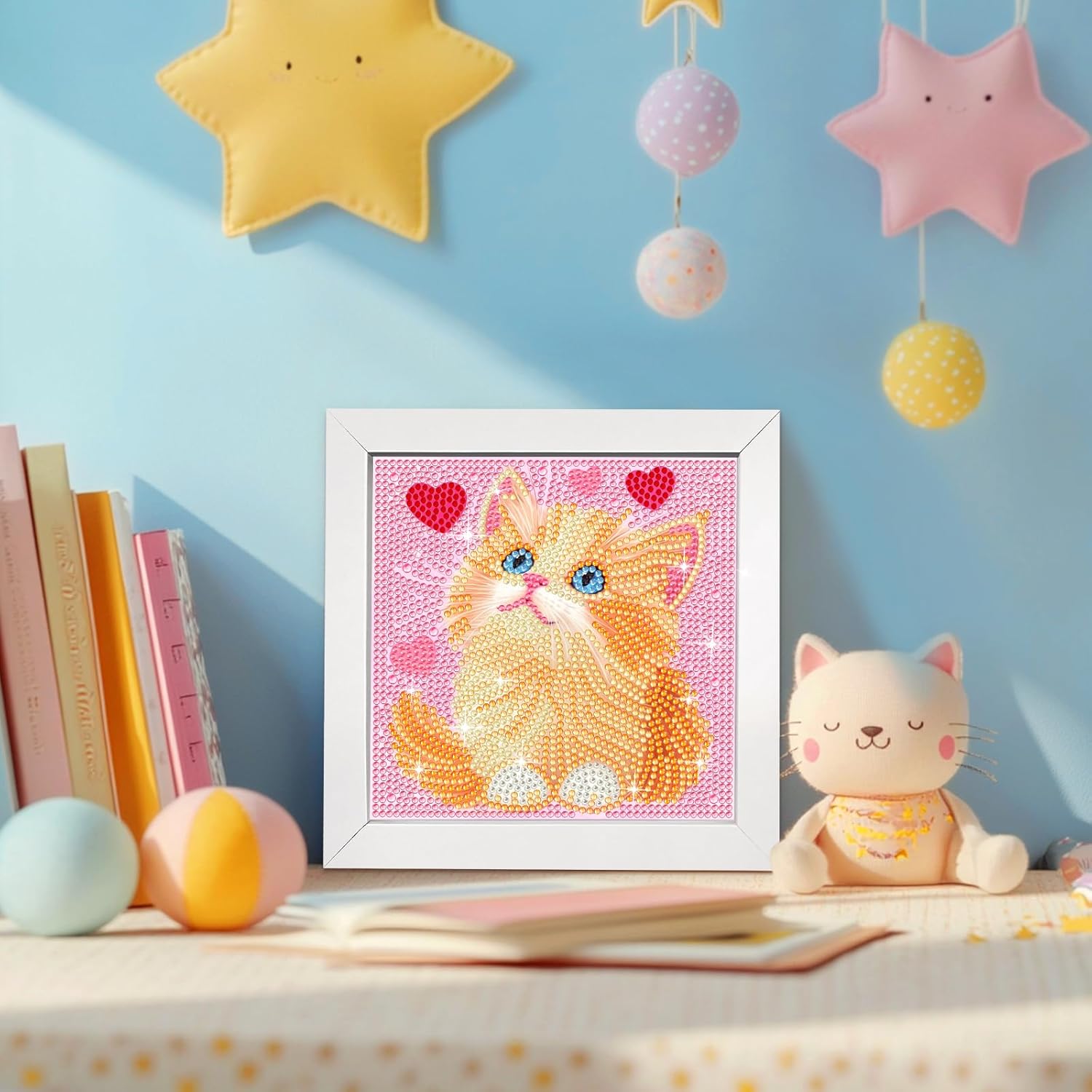 Thumbnail 1 de jieyisier Diamant Malerei 6x6 Zoll 🎨