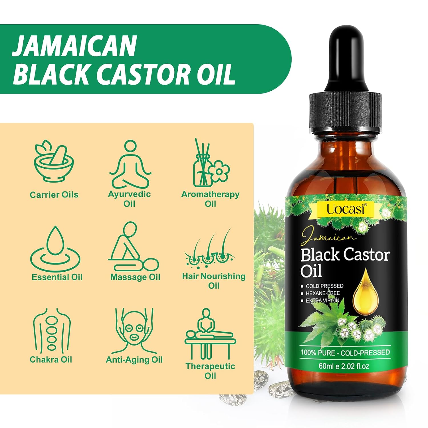 Thumbnail 5 de Jamaican Black Castor Oil 100% Pure Hair Oil