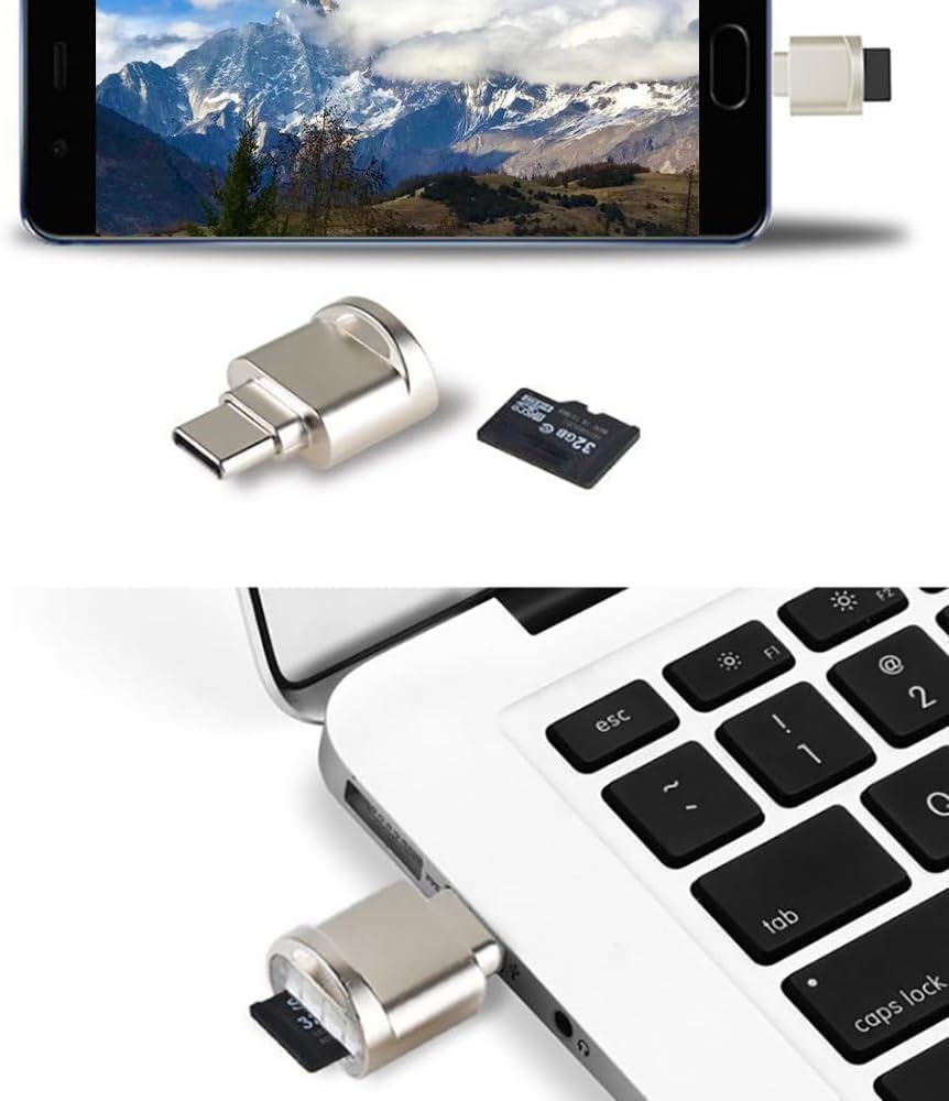 Thumbnail 6 de Mepsies Lettore Micro SD USB C