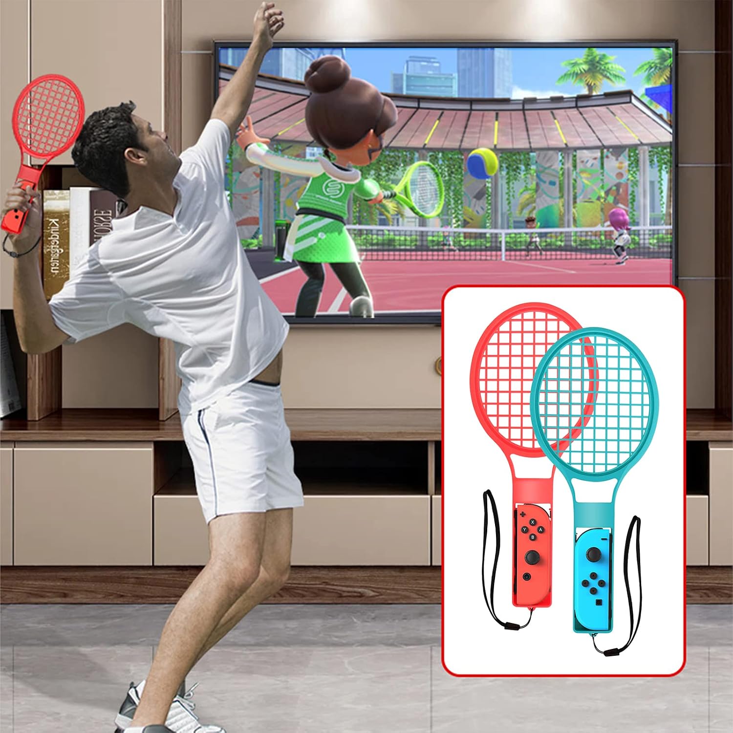 Detalle de Nintendo Switch 2025 Sports Accessories Bundle 10-in-1