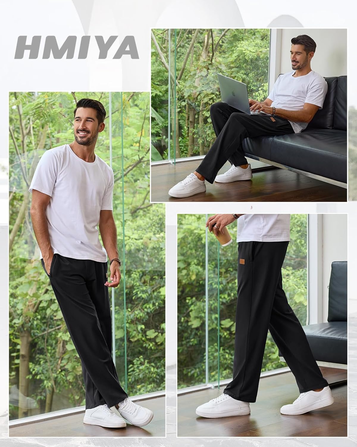 Detalle 1 de HMIYA Jogginghose Herren mit 5% Elastan