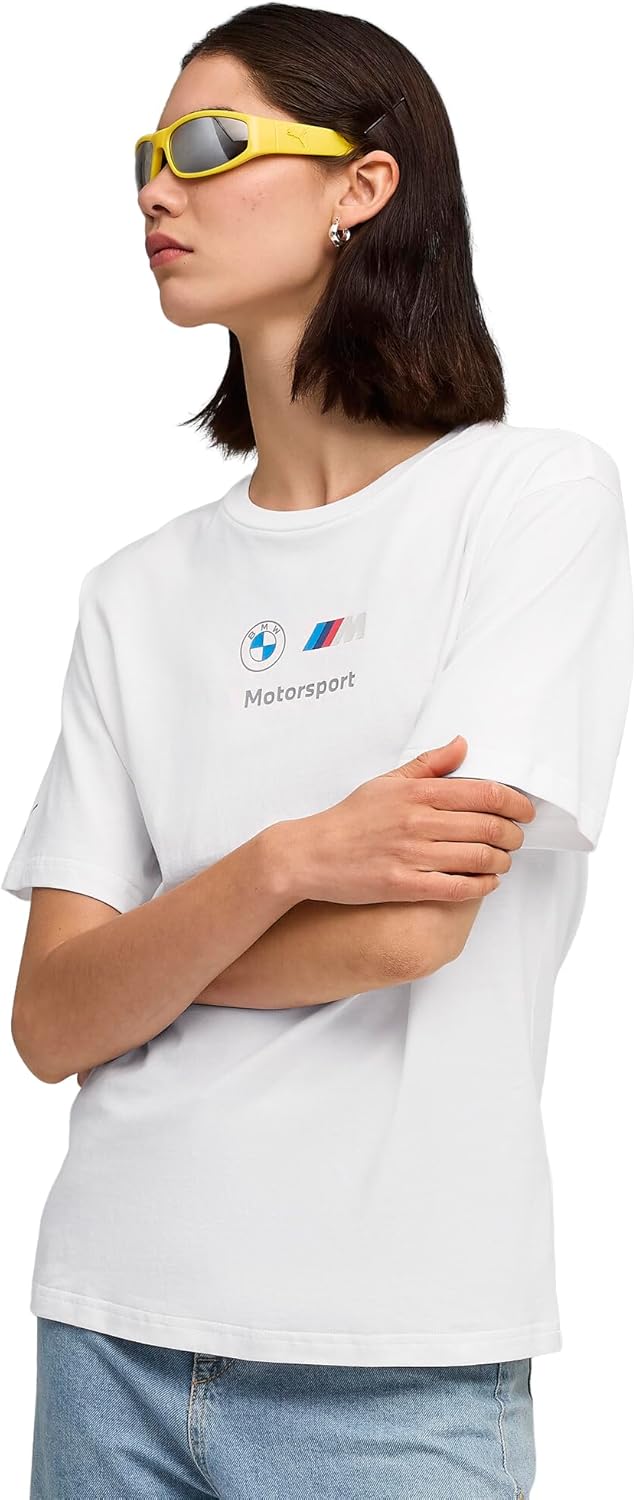 Detalle de PUMA x BMW MMS WMN Ess+ Logo Tee II - T-Shirt Femme Lot de 1