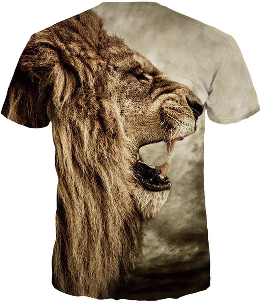 Thumbnail 1 de Ocean Plus uniseks T-shirt met dierenprint, korte raglanmouwen en ronde hals