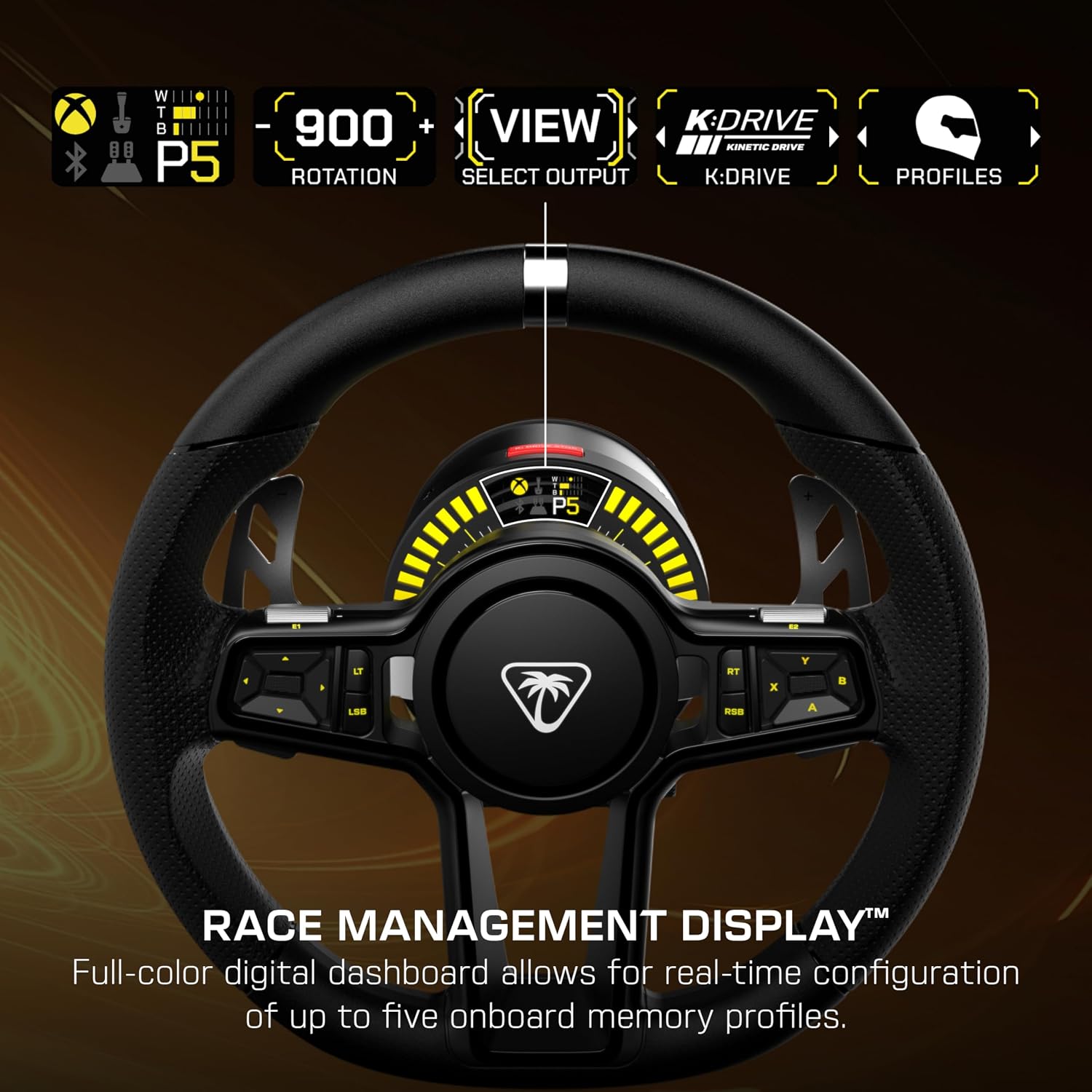 Thumbnail 4 de Turtle Beach VelocityOne Race KD3 volant 3,2 Nm
