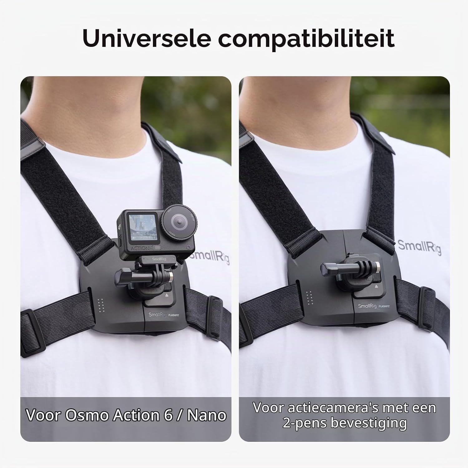 Thumbnail 3 de SMALLRIG 6305 borstbevestiging voor DJI Osmo Action 6 / Nano