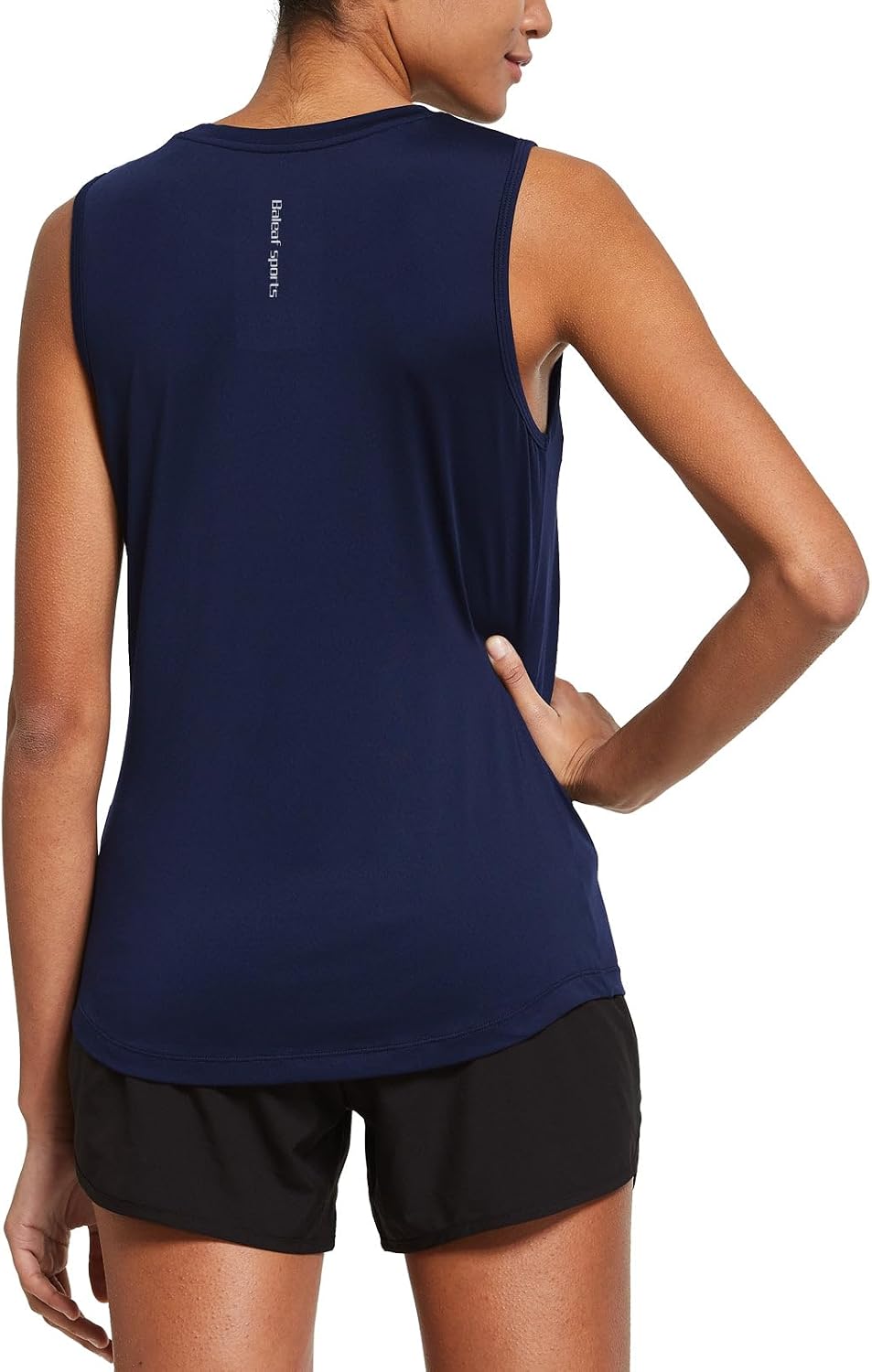 Detalle de baleaf Women’s Workout Tank Tops (Sleeveless, Cool-Dry, Reflective)