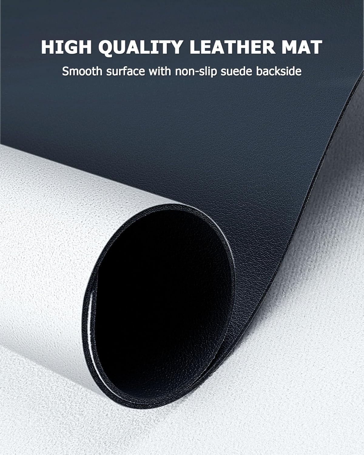 Thumbnail 3 de MOLMO Non-Slip Desk Mat (Dark Blue) – Waterproof, Easy-Clean Large Desk Pad 120 x 43 cm