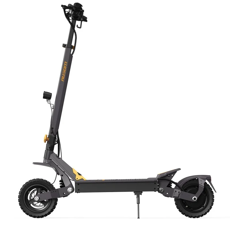 Detalle 2 de Ausom L1 Patinete Eléctrico 800W 🚲 Negro y Amarillo