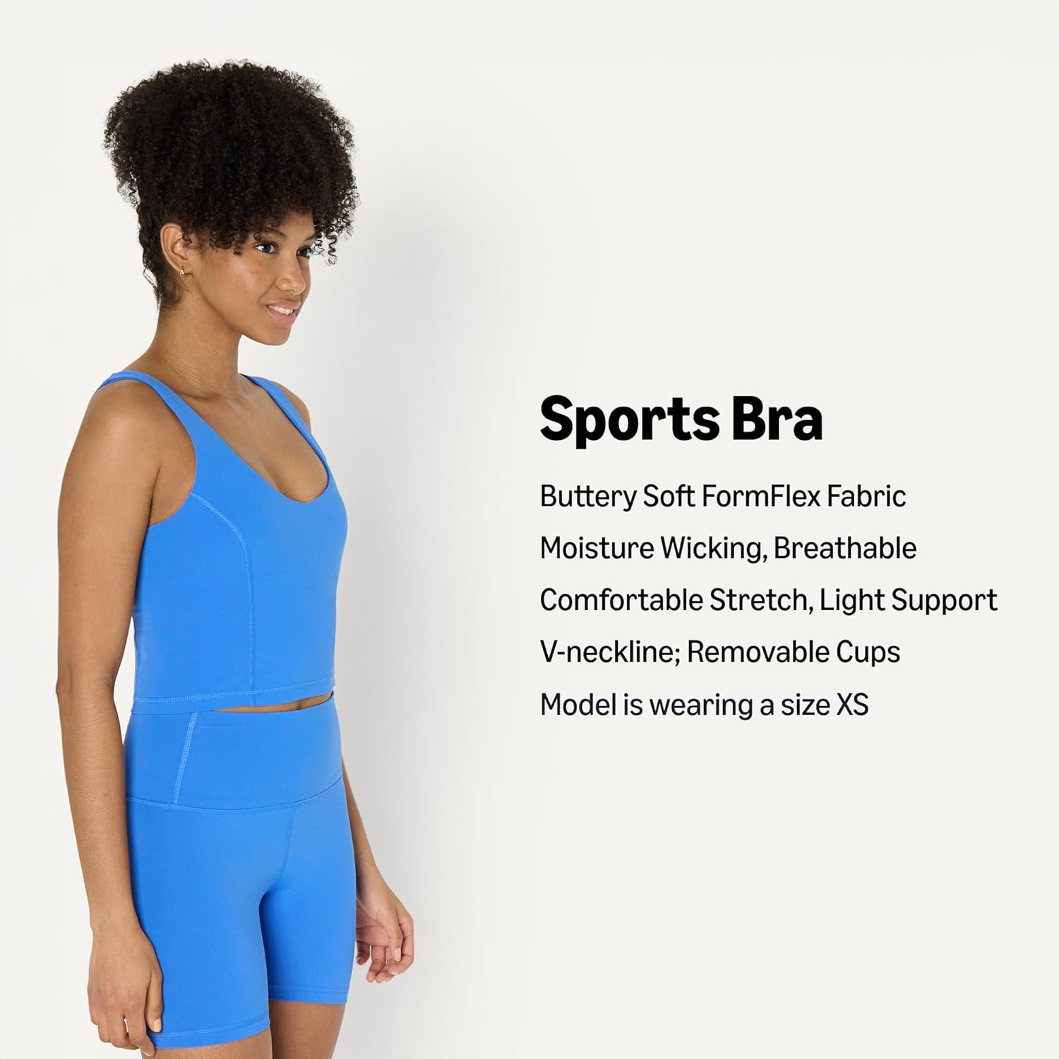 Detalle 2 de Amazon Essentials Women’s Active FormFlex Buttery Soft Light Support Crop Tank with Bra