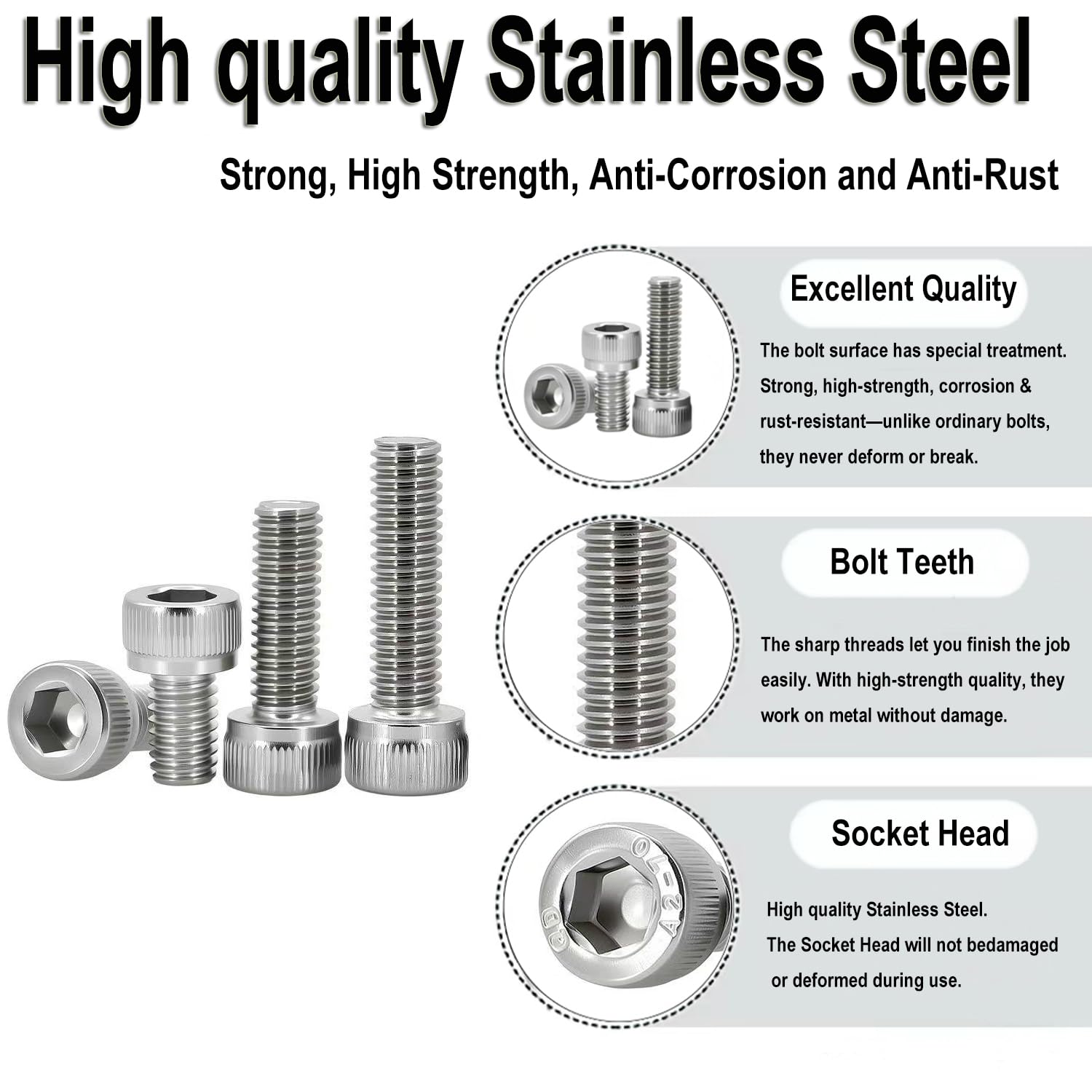 Detalle de Socket Head Cap Screws M6