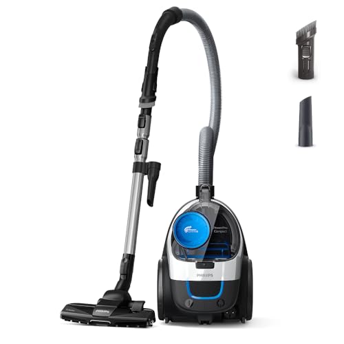 Detalle de PHILIPS PowerPro Compact Série 3000 FC9332/09 — Aspirateur sans Sac 900 W avec Filtre HEPA et brosse TriActive