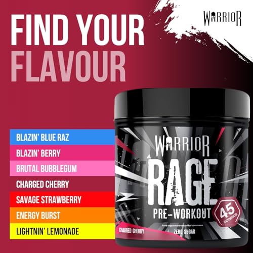 Thumbnail 6 de Warrior Rage Pre Workout Powder 392g: High-Strength Energy, Focus and Endurance