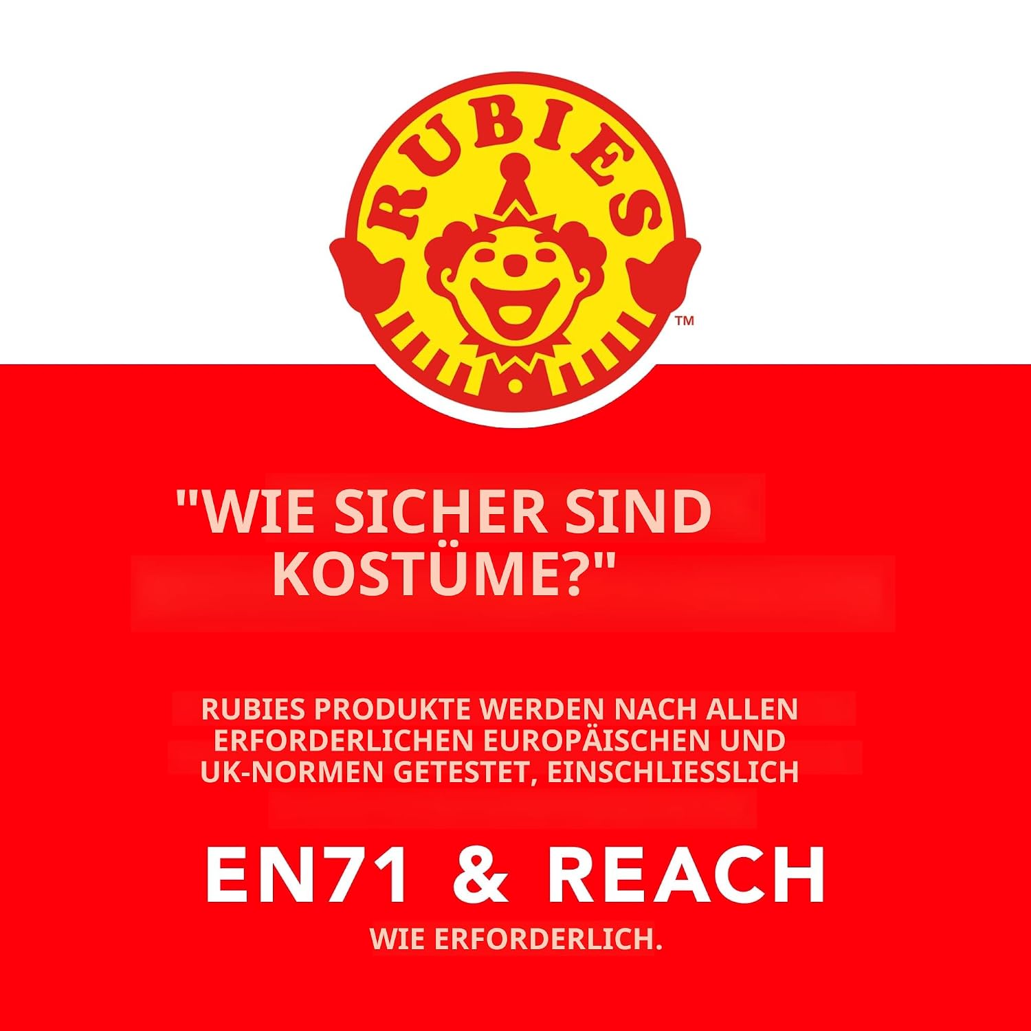 Detalle de Rubie's Mädchen Wig Perücke Einheitsgröße 🎭