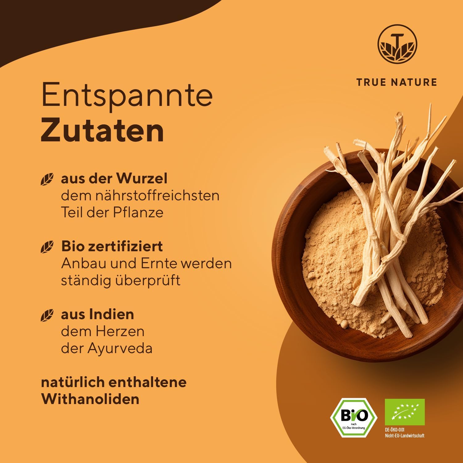 Thumbnail 4 de TRUE NATURE Bio Ashwagandha 360 Kapseln 2600 mg