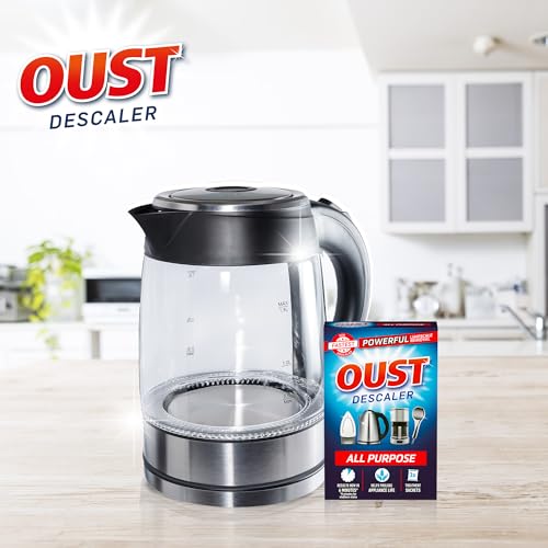 Thumbnail 1 de Oust Powerful All-Purpose Descaler (18 Sachets) for Kettles, Irons, Coffee Machines & Shower Heads