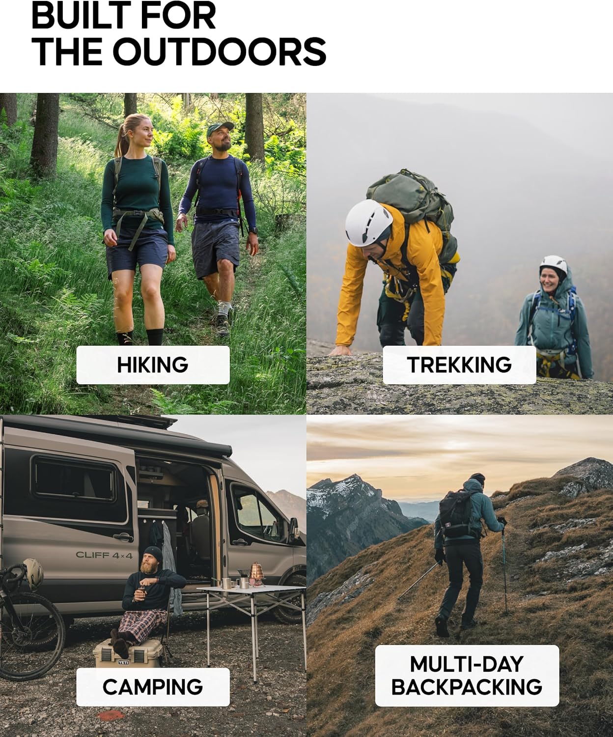 Thumbnail 3 de DANISH ENDURANCE Merino hiking liner socks 2-pack