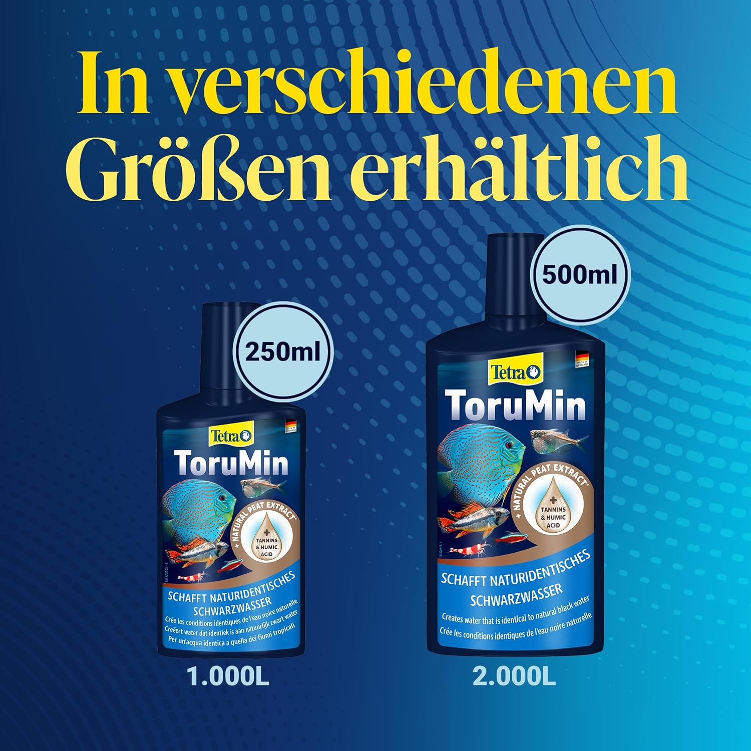 Detalle de Tetra ToruMin für naturidentisches Schwarzwasser – 500 ml