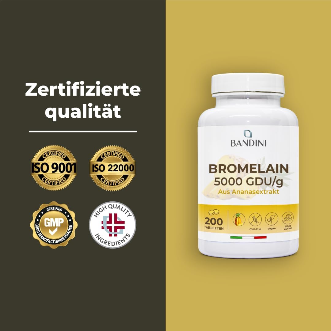 Thumbnail 6 de Bromelain Forte 5000 GDU Magenresistent 200 Tabletten
