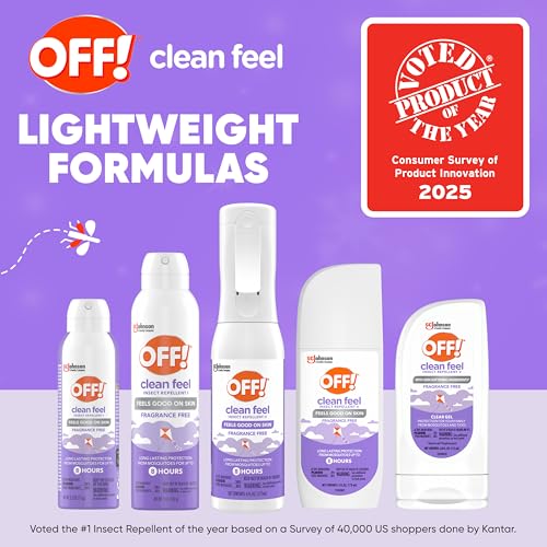 Thumbnail 8 de OFF! Clean Feel Insect Repellent Aerosol with 20% Picaridin – 2-Pack (5 oz each)