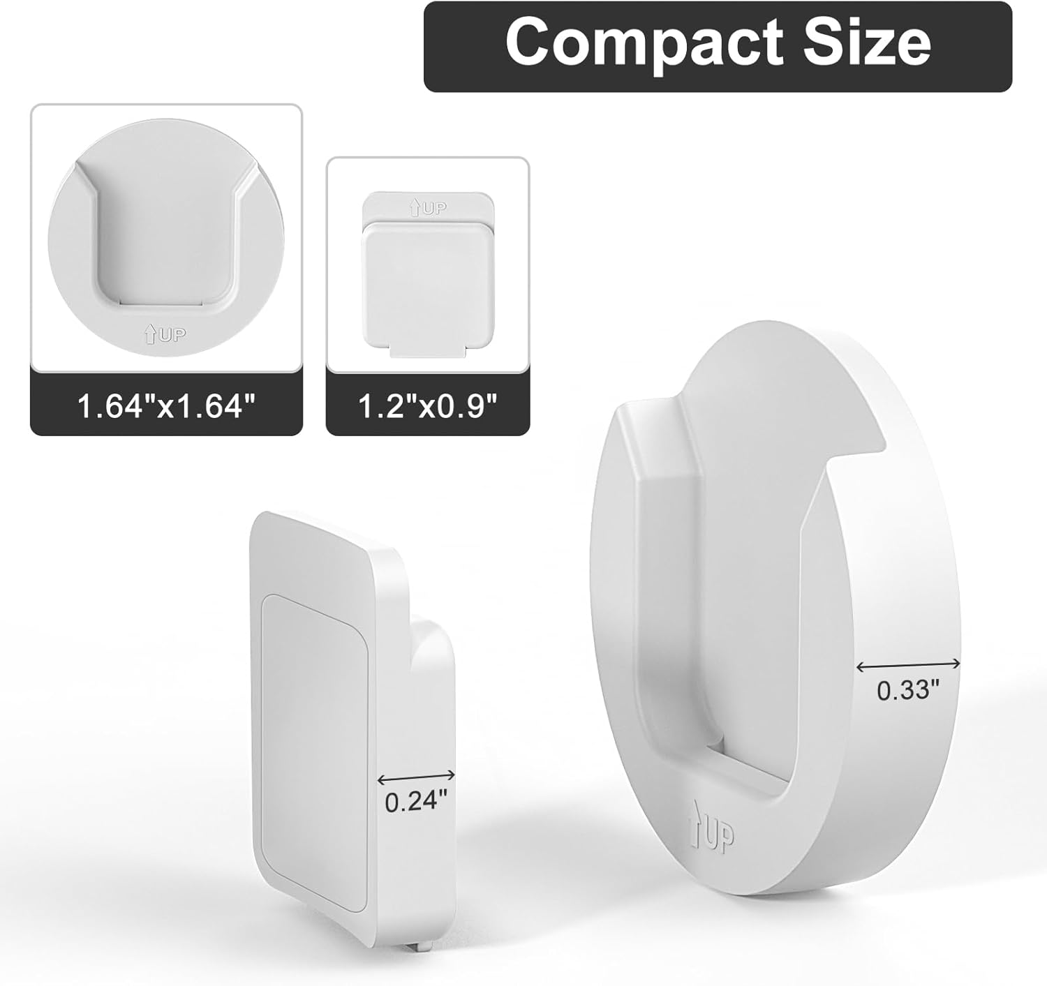 Thumbnail 4 de YYILIS Magnetic Remote Control Holder Wall Mount, 4-Pack
