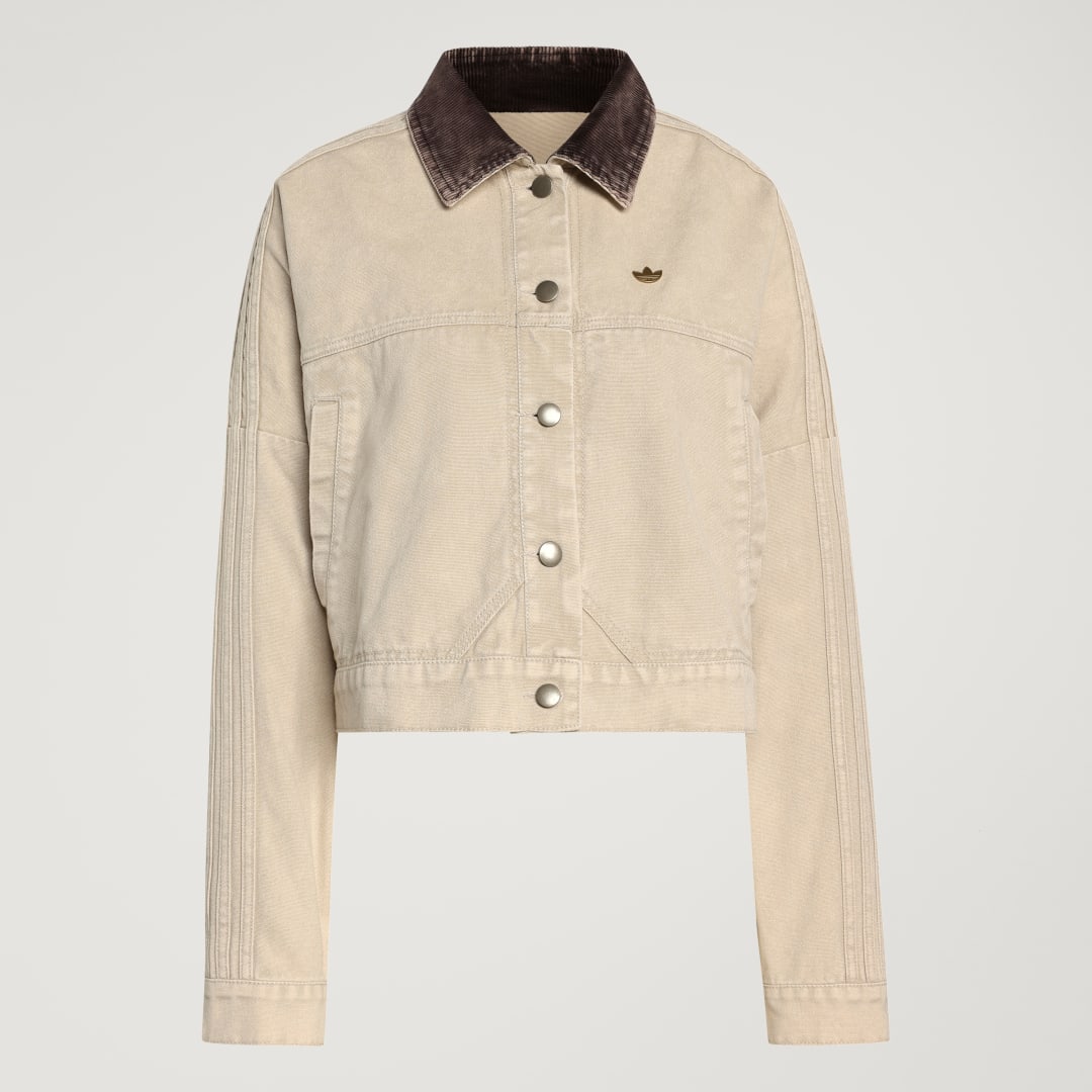 Thumbnail 3 de Adidas CHAQUETA DEPORTIVA CANVAS beige